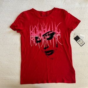 Guess Women’s Red Stylish Short Sleeve Tee